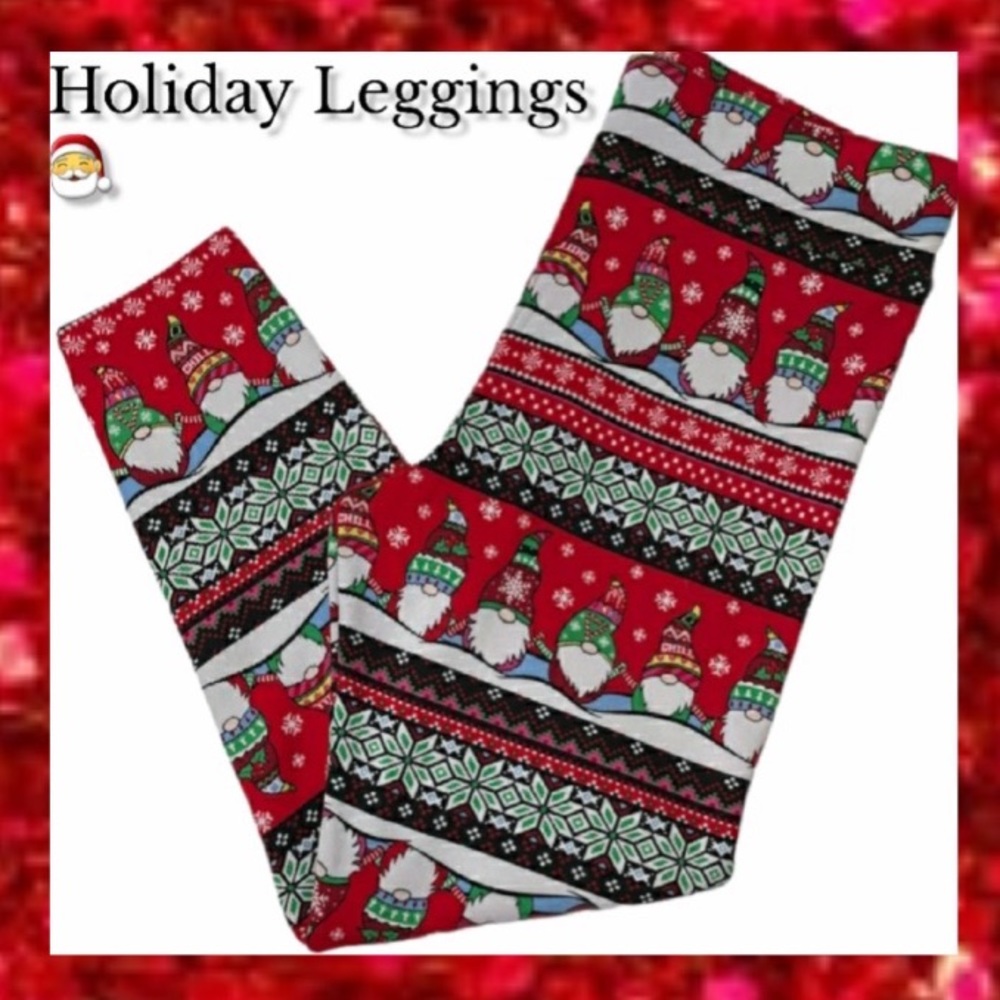 Holiday Leggings Pants Loungewear Dress Pretty or Ugly Christmas Pants Size 3X